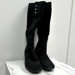 Black Suede Boots